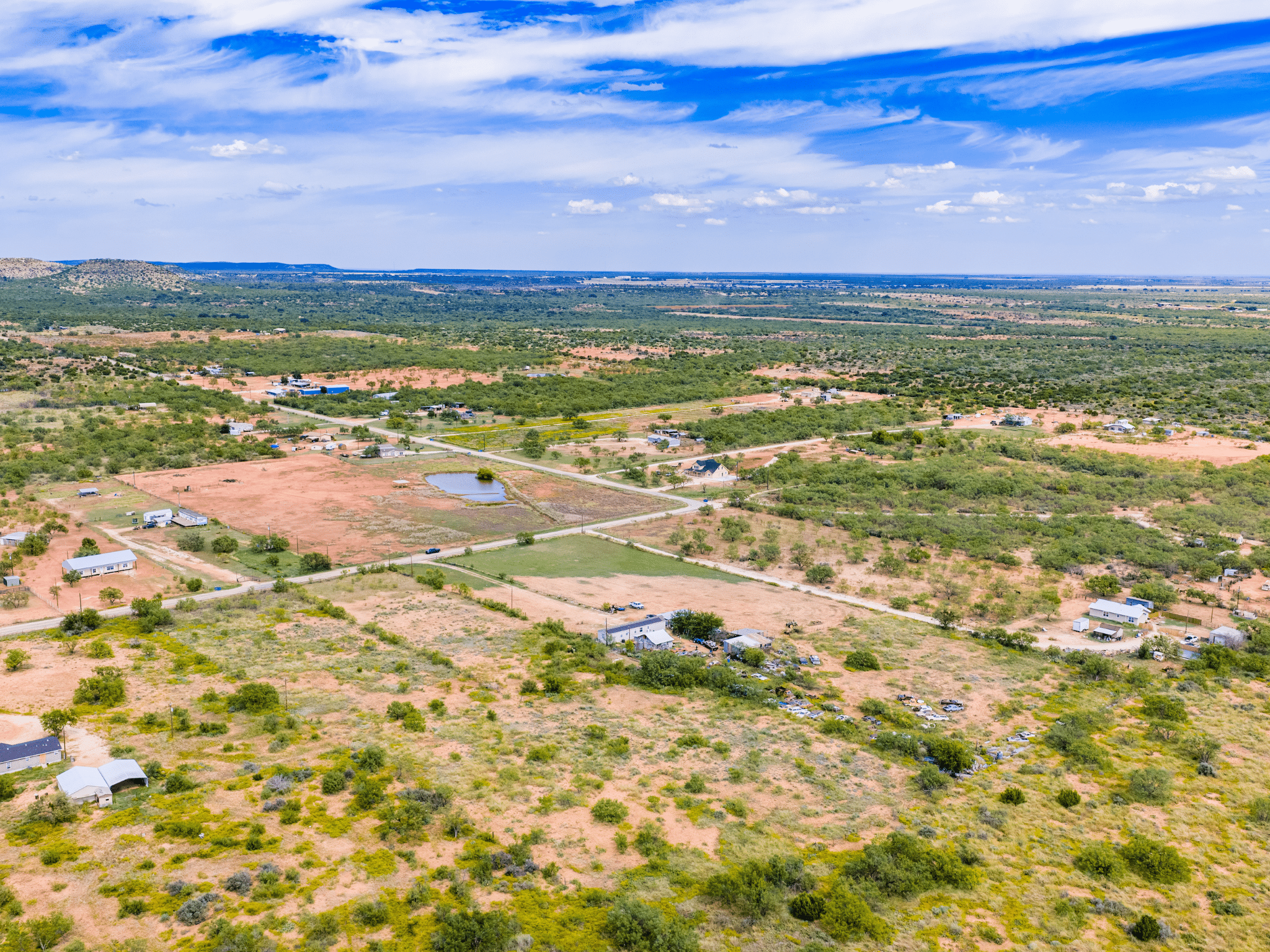 5.48 Unrestricted Acres Near San Angelo – Paved Road, No HOA, Mobiles Allowed