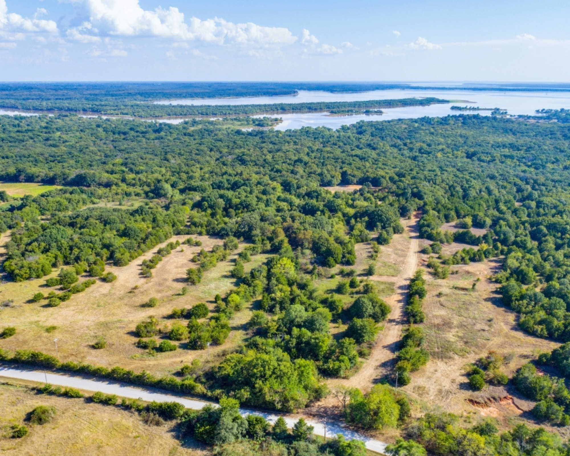 57.85 Wooded Waterfront Acres Bordering Lake Texoma