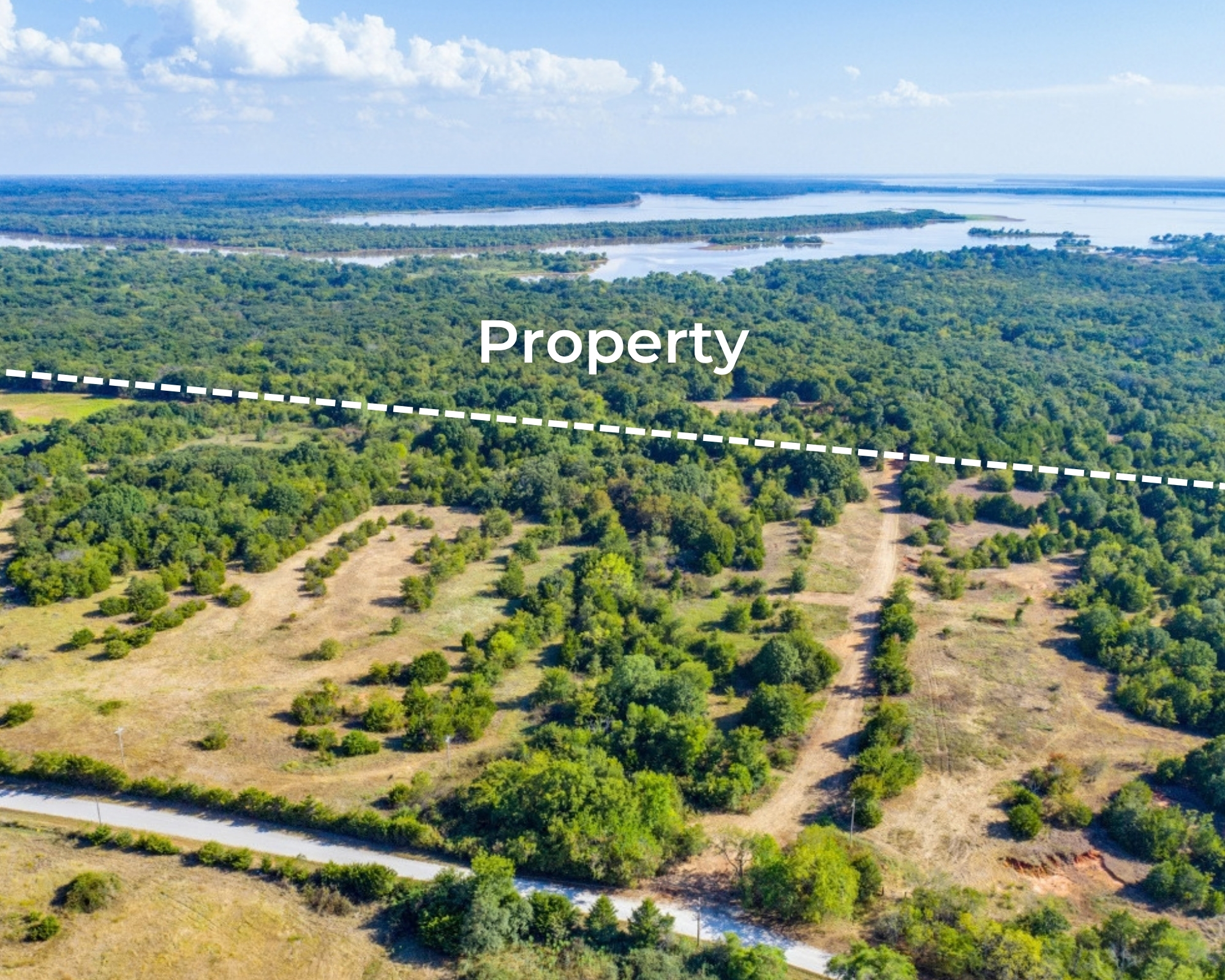 57.85 Wooded Waterfront Acres Bordering Lake Texoma photo 2