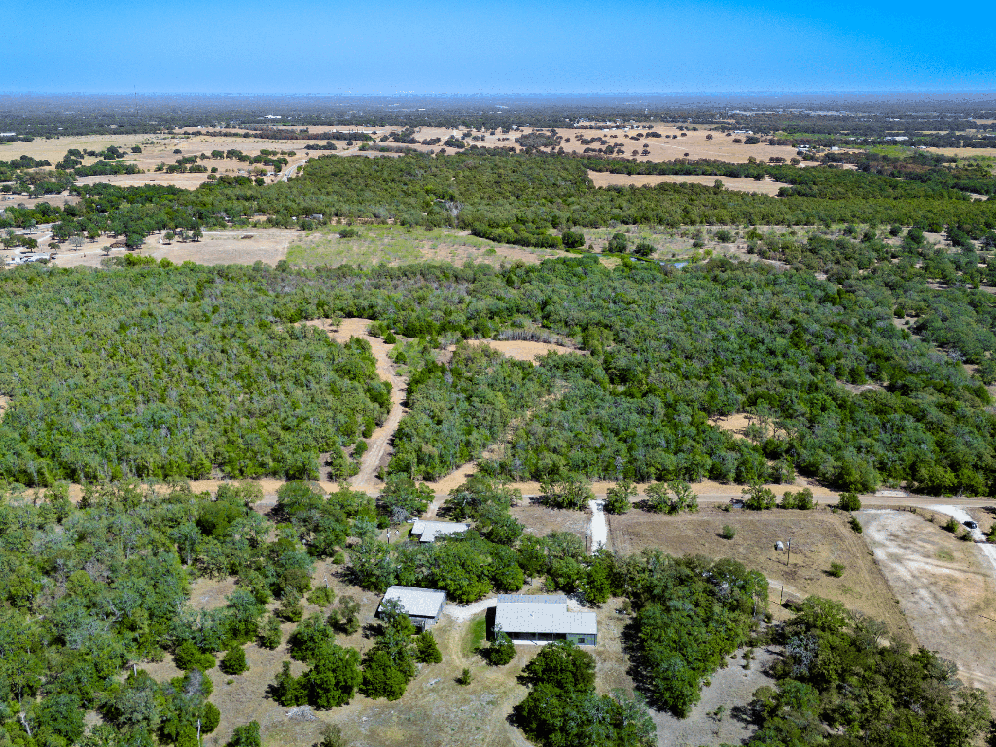 11 Unrestricted Acres with No Floodplain – Partially Cleared Homesite, Lake Somerville Area – Tract 5 photo 2
