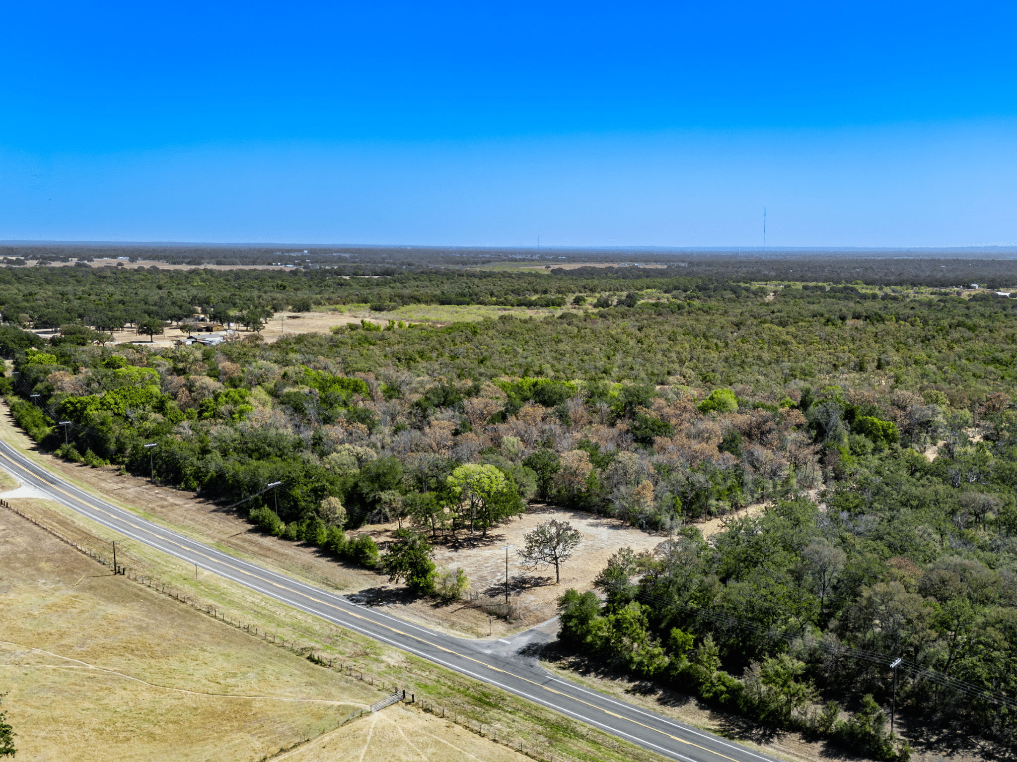 11 Acres Near College Station – No HOA, Power at Road, Ready to Build - Tract 1