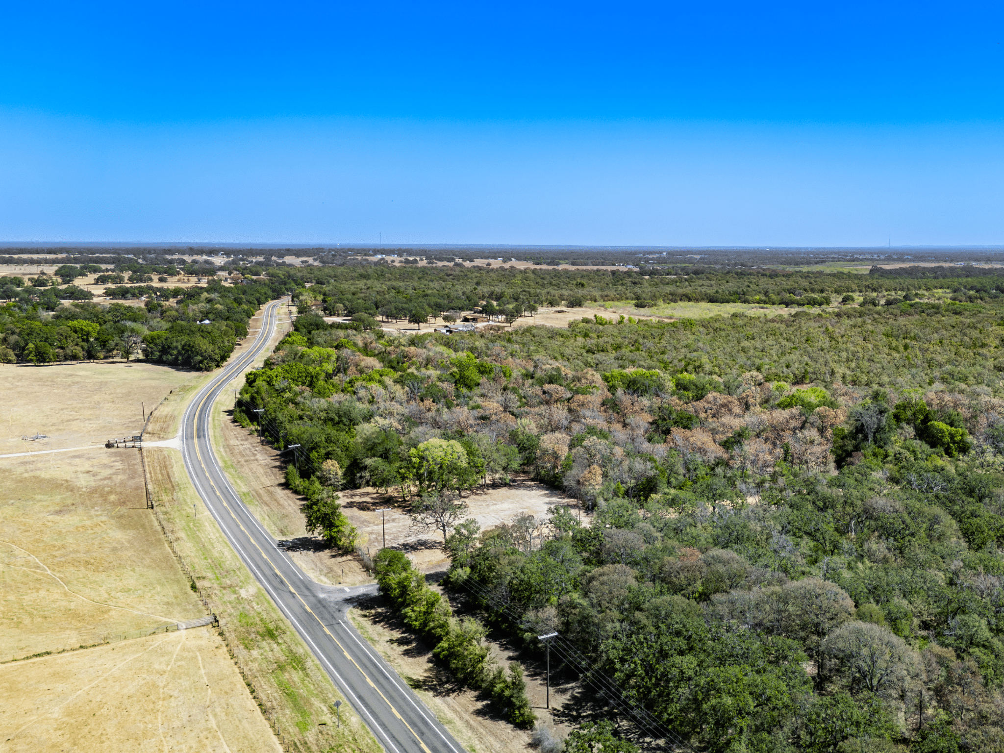 11 Acres Near College Station – No HOA, Power at Road, Ready to Build - Tract 1 photo 4